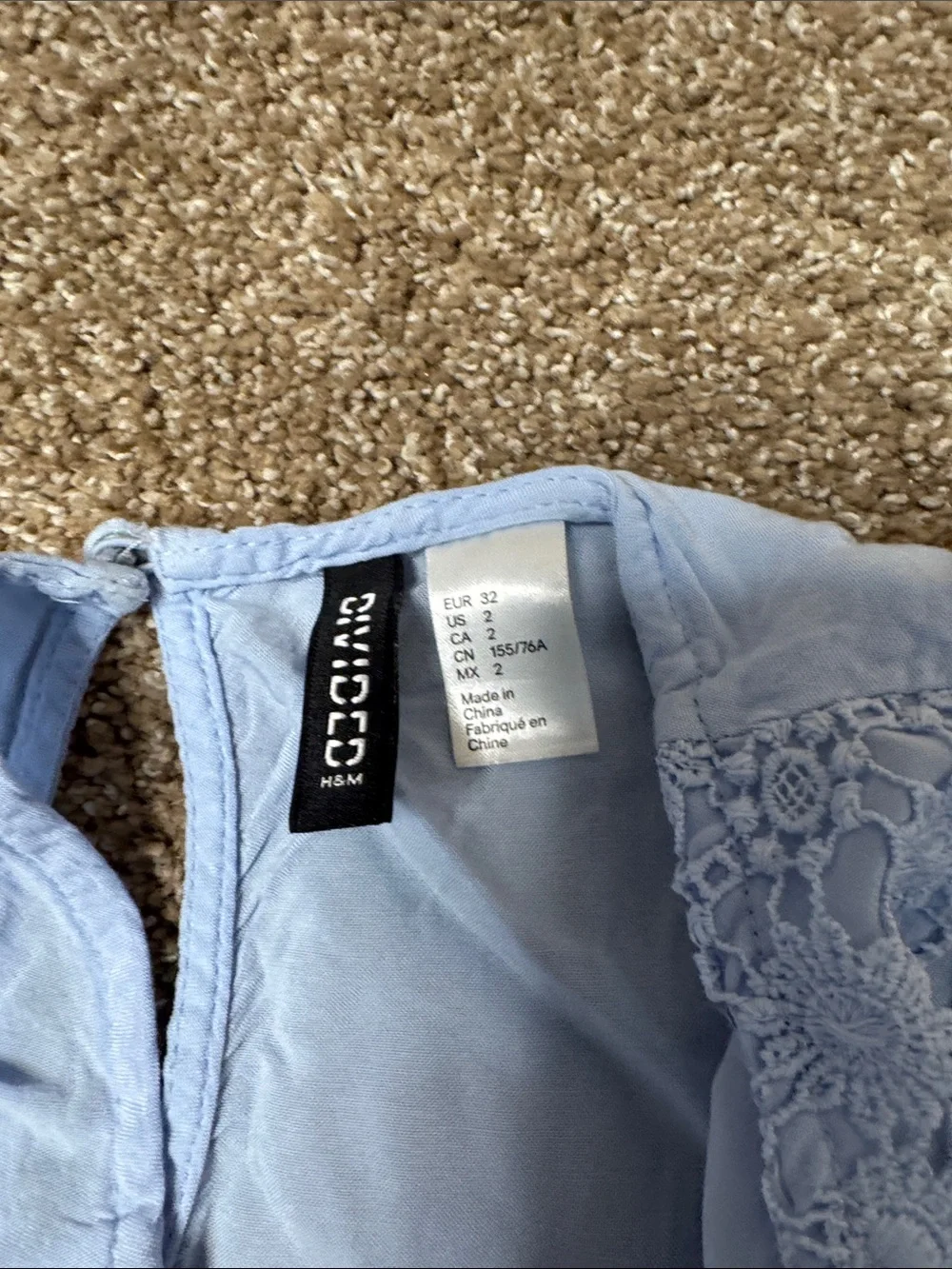 Divided  Women’s Lavender Purple Floral Lace Sleeveless Lined Tank Top SZ 2